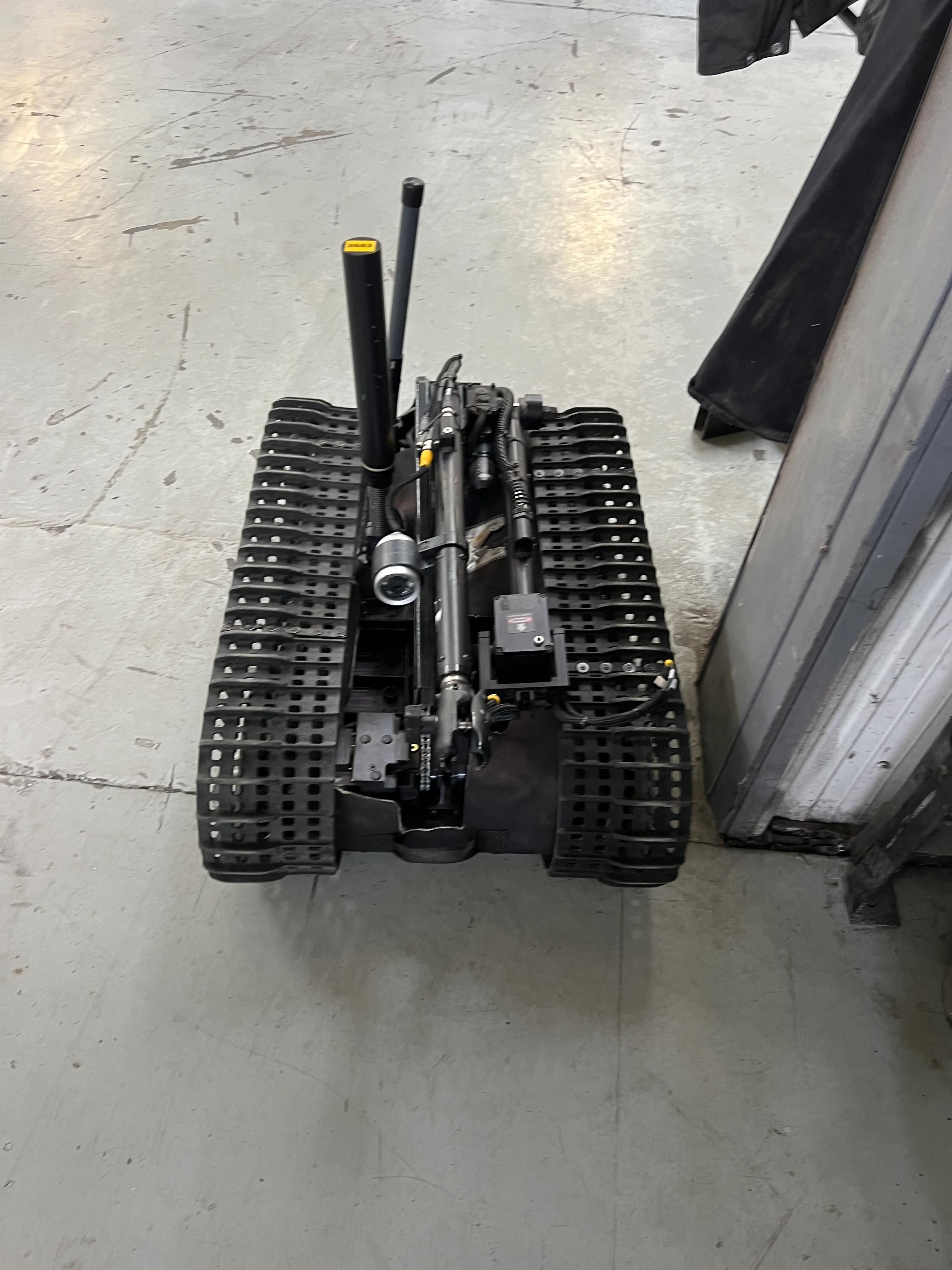 Heavy-Duty Tracked Surveillance Robot